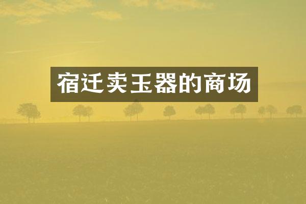 宿迁卖玉器的商场