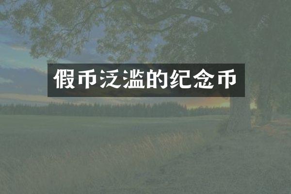假币泛滥的纪念币