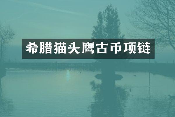 希腊猫头鹰古币项链