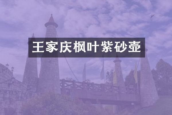 王家庆枫叶紫砂壶