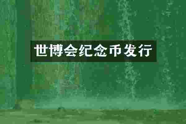 世博会纪念币发行