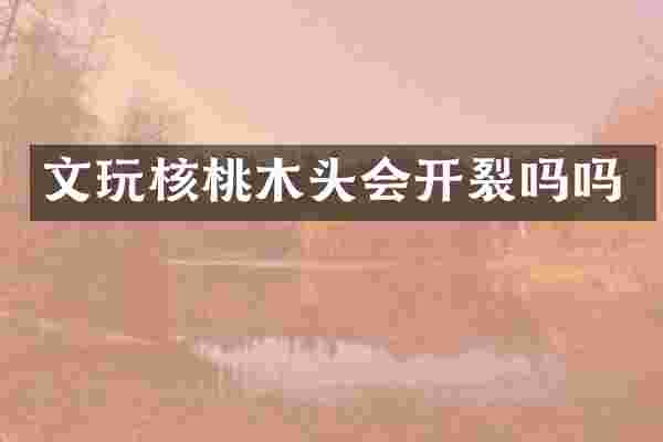 文玩核桃木头会开裂吗吗