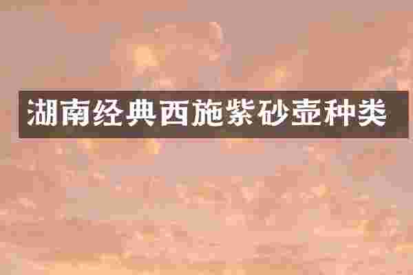 湖南经典西施紫砂壶种类