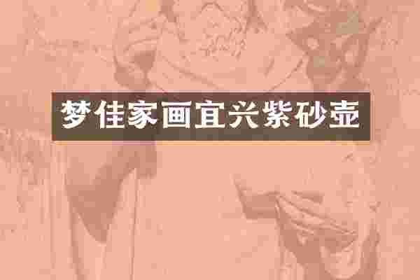 梦佳家画宜兴紫砂壶