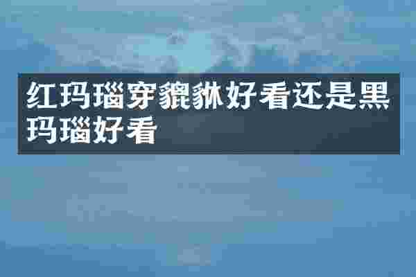 红玛瑙穿貔貅好看还是黑玛瑙好看