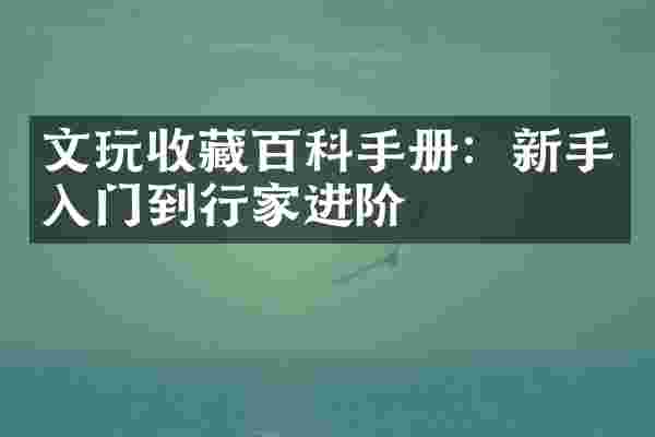 文玩收藏百科手册：新手入门到行家进阶