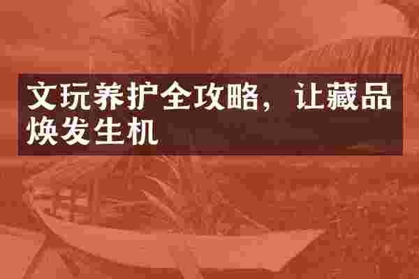 文玩养护全攻略，让藏品焕发生机