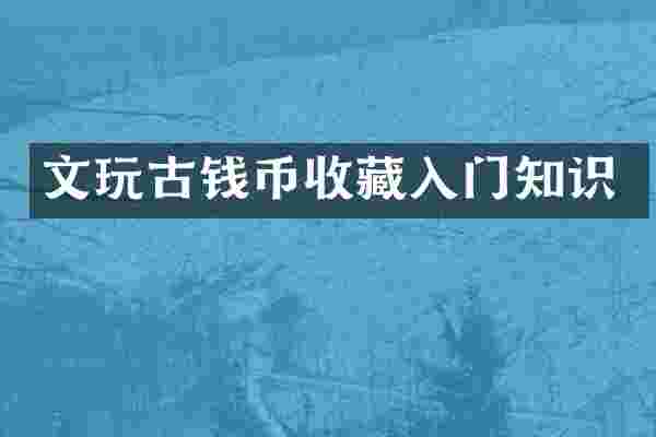 文玩古钱币收藏入门知识