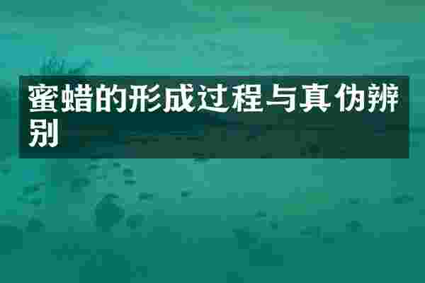 蜜蜡的形成过程与真伪辨别