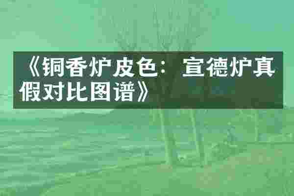 《铜香炉皮色：宣德炉真假对比图谱》